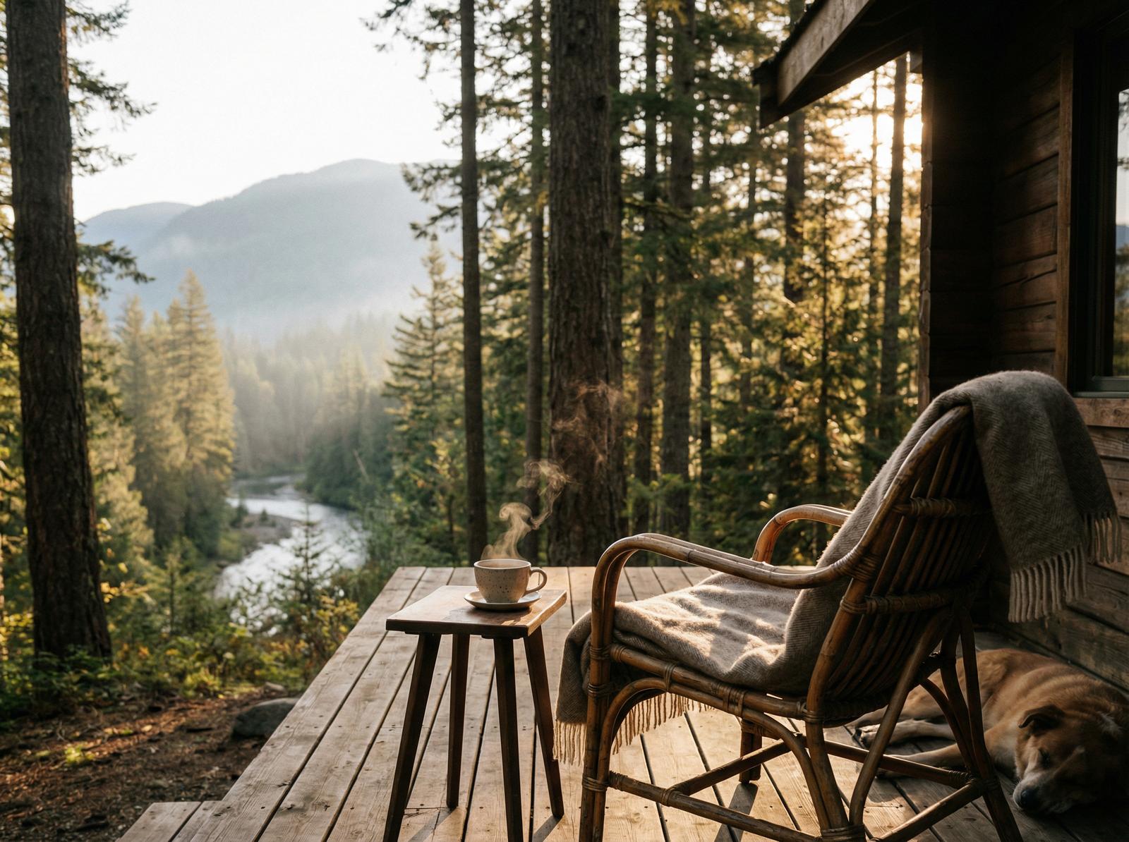 糖心Vlog代表视频作品 - 山林间的木屋慢生活视频记录